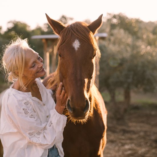 Kathrin Stahl mit Pferd Hogaza im Alentejo Portugal
